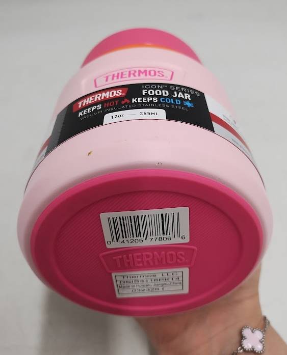 Thermos 12 fl Icon Food Jar - Pink READ DESCRIPTION