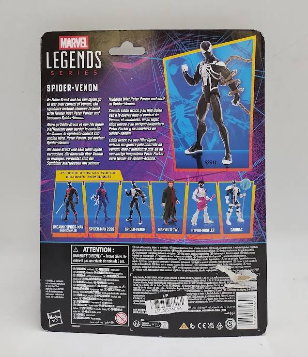 Marvel Legends Series Spider-Venom Retro Cardback Spider-Man Comics SEE DETAILS