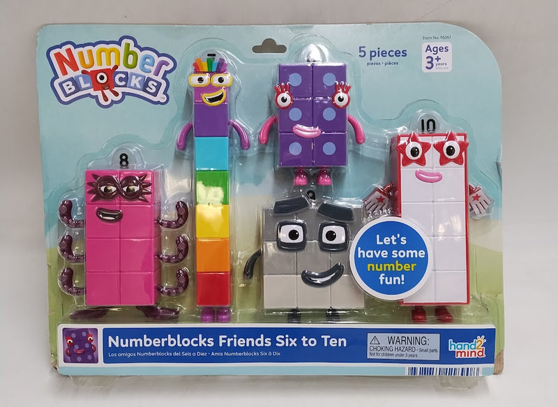 hand2mind Numberblocks Friends Six to Ten SEE DETAILS