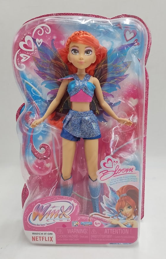 Winx Club Bloom Fairy 10.5" Doll Glitter Outfit & Removable Wings SEE DETAILS