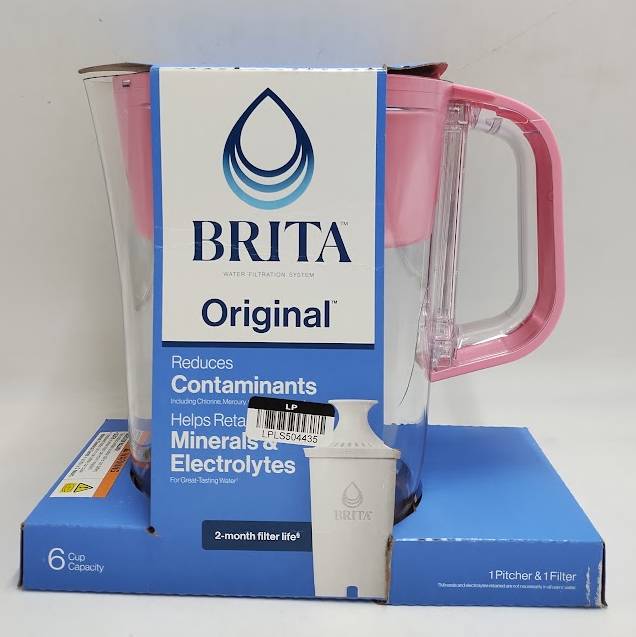 Brita Water Filter 6-Cup Denali Water Pitcher - Cherry Blossom Pink SEE DETAILS