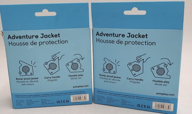 2 LOT!! Yoto Adventure Jacket (3rd Generation) - Blue Bird: Silicone Learning Accessory