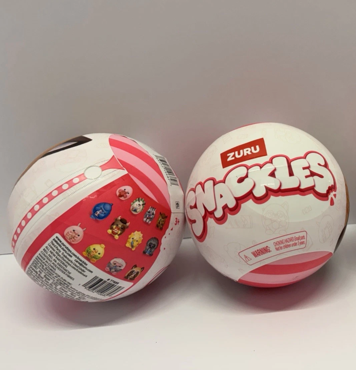 2 PACK!!! Snackles 5" Capsule Series 3 Stuffed Animal: Zoo & Farm Characters