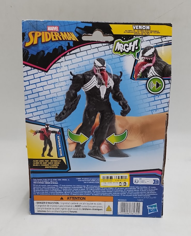 Marvel Spider-Man Venom Action FX Electronic Action Figure  SEE DETAILS !!!