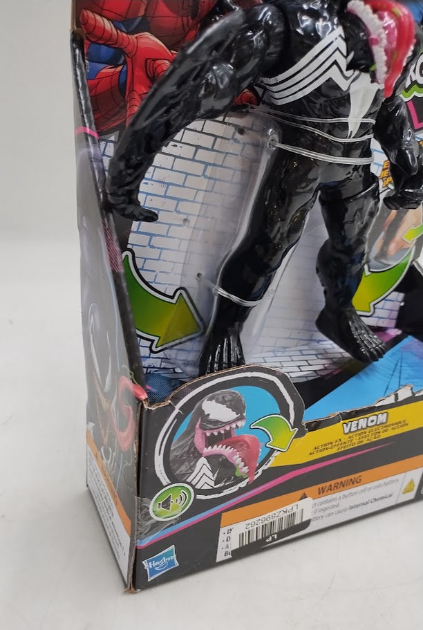 Marvel Spider-Man Venom Action FX Electronic Action Figure  SEE DETAILS !!!