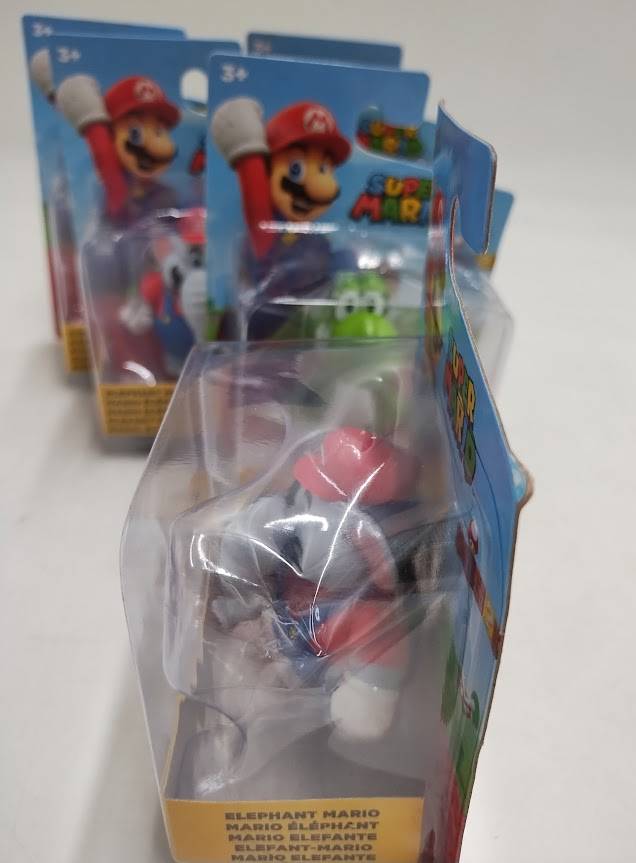 LOT OF 5 !! Nintendo Articulation - Green Yoshi & Elephant Mario - SEE DETAILS