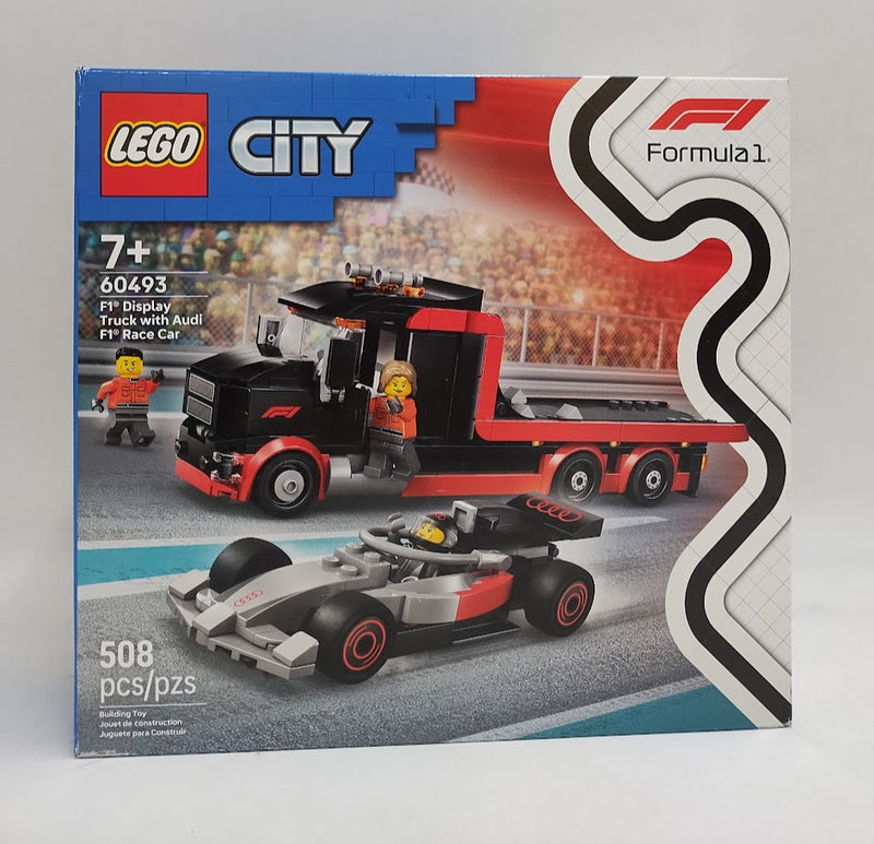 LEGO City F1 Display Truck with Audi F1 Race Car 60493 SEE DETAILS