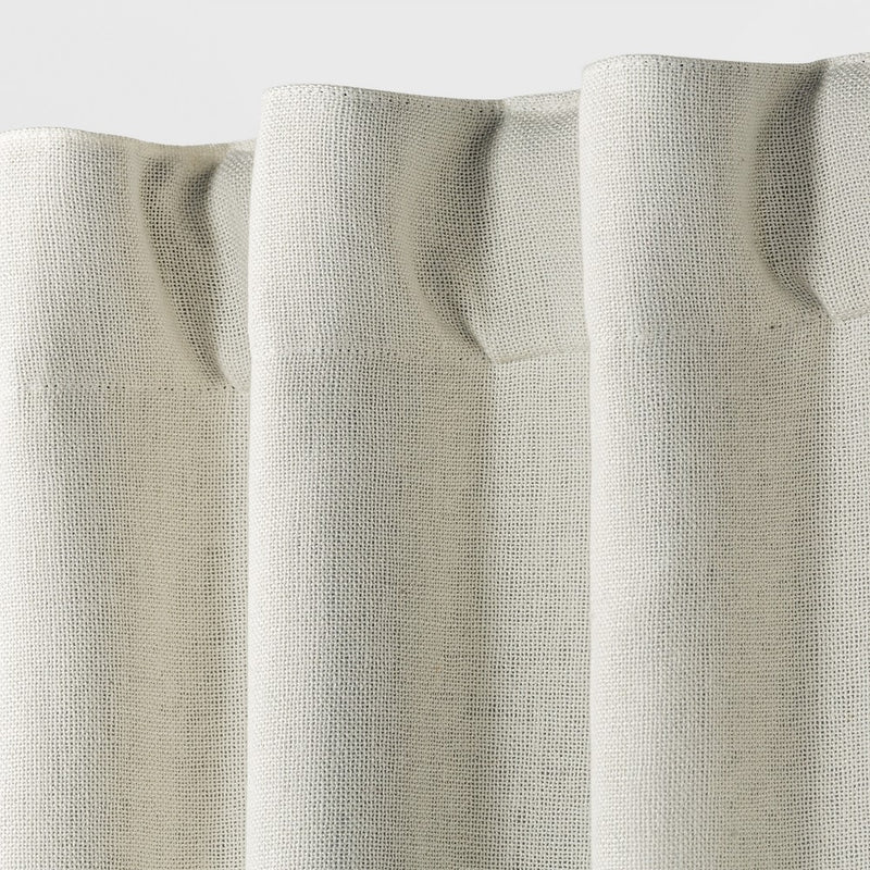 95"x50" Aruba Blackout Curtain Panels Sour Cream - Threshold&