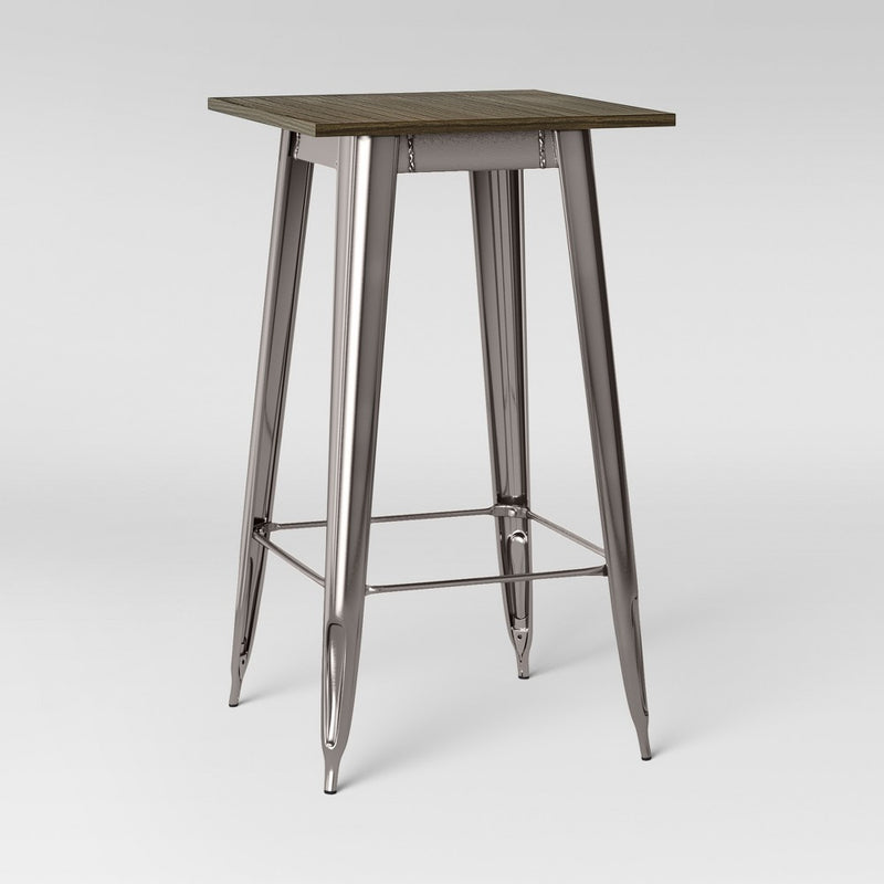 Carlisle Pub Table Wood Silver - Threshold (LOCAL PICKUP ONLY)