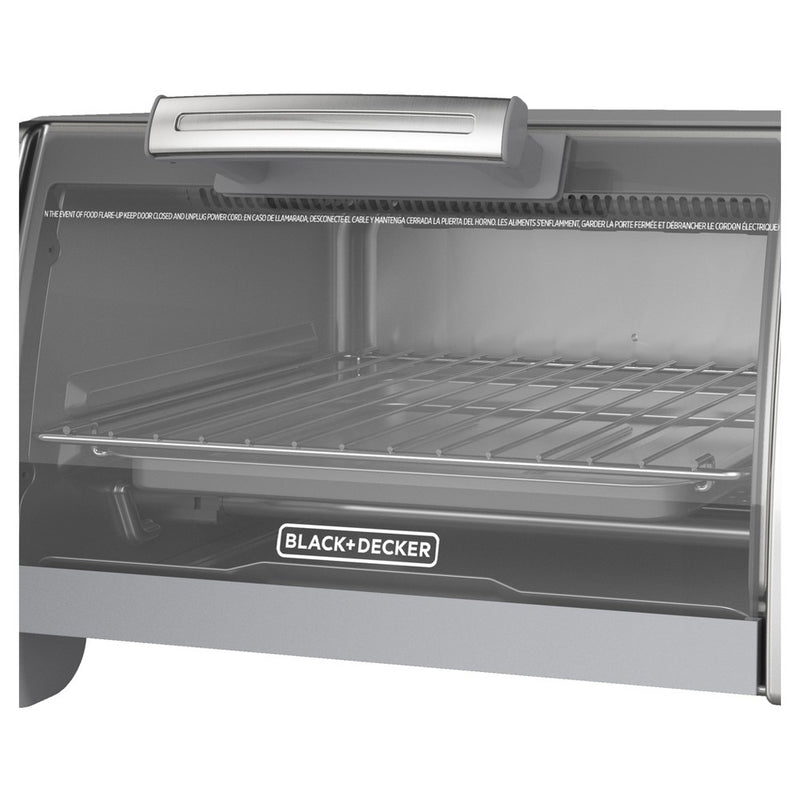 BLACK+DECKER 4 Slice Toaster Oven Stainless Steel TO1700SG