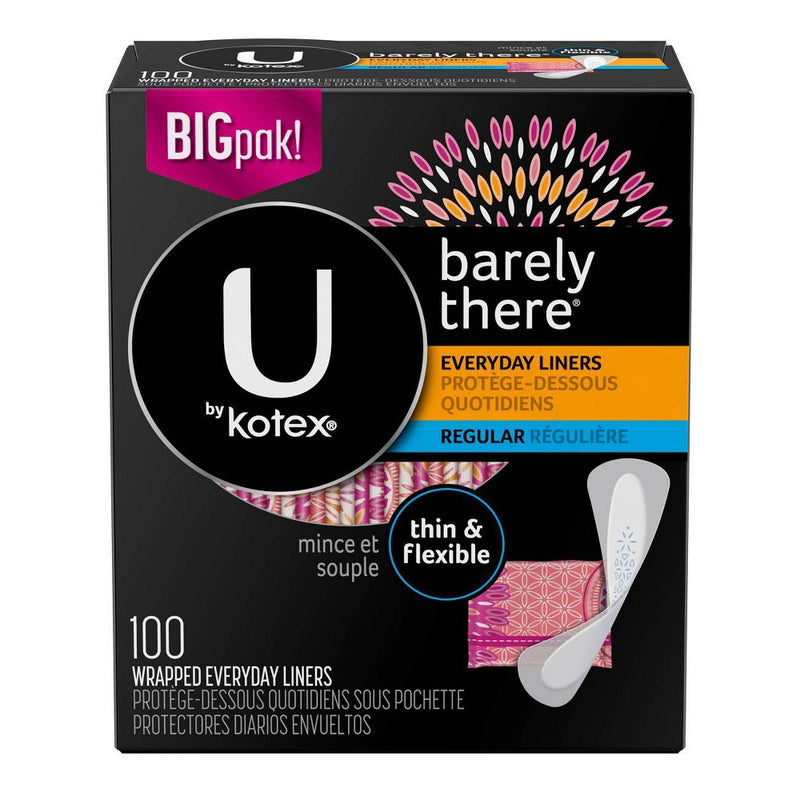 UBK Barely There Liner, Light Absorbency, 100ct