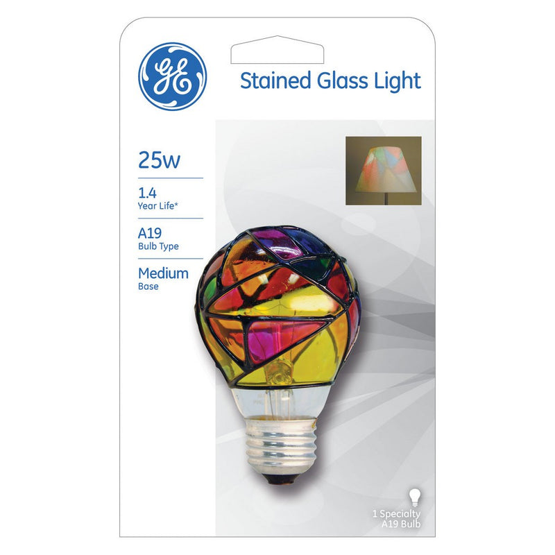 GE 25-Watt Incandescent Party Light Bulb - Tiffany