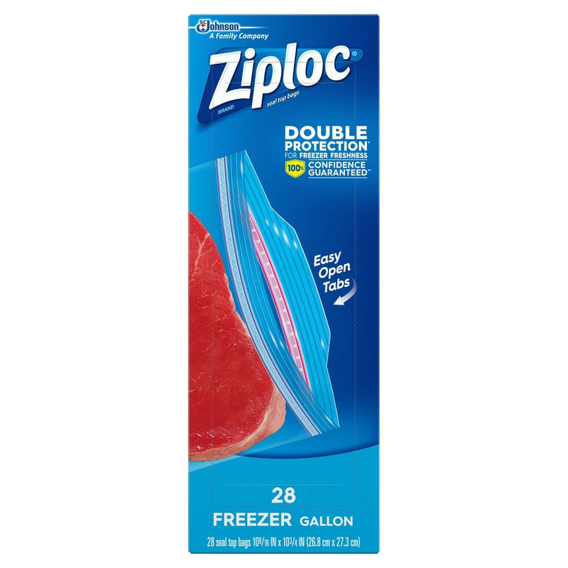 Ziploc Gallon Freezer Bags - 28ct*