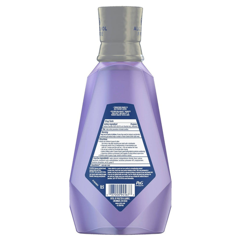 Crest Pro-Health Advanced Mouthwash, Alcohol Free, Enamel Care - 33.8 fl oz