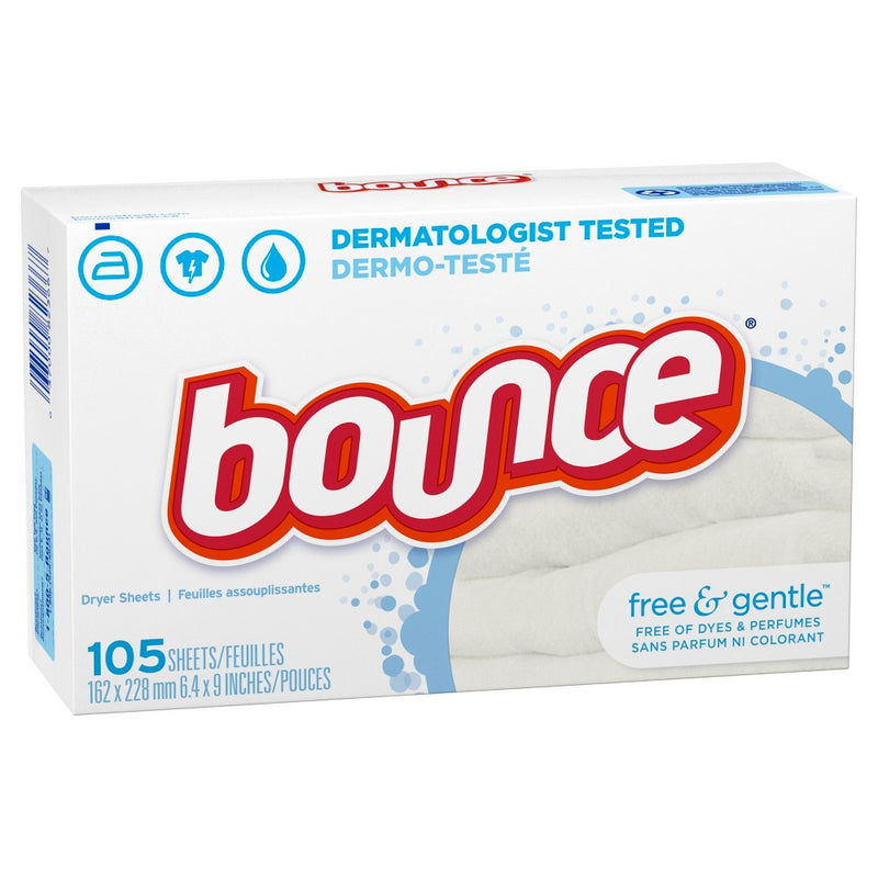 Bounce Free & Sensitive Fabric Softener Sheets 105 ct
