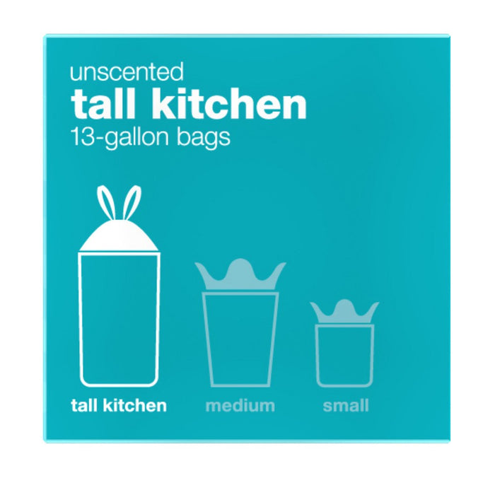FlexGuard Unscented Tall Kitchen Drawstring Trash Bags - 13 Gallon - 25ct - Up&Up