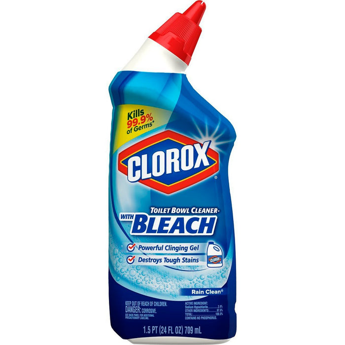Clorox Toilet Bowl Cleaner Rain Clean 24 oz