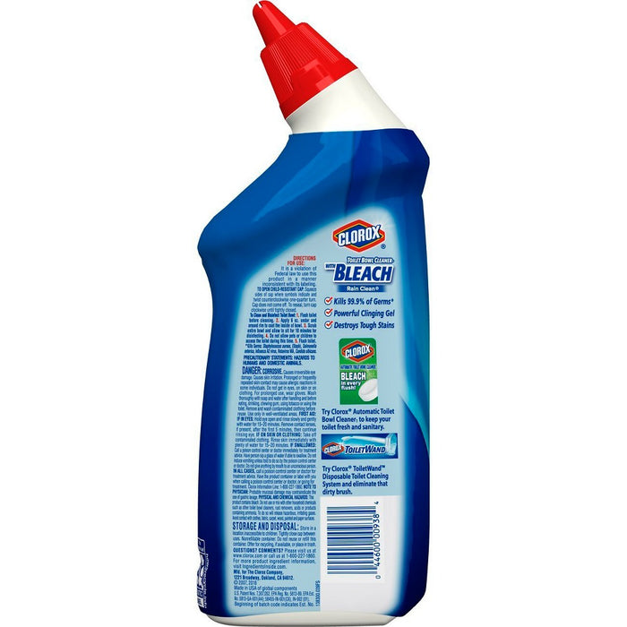 Clorox Toilet Bowl Cleaner Rain Clean 24 oz