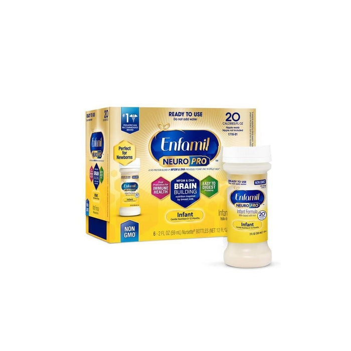 Enfamil NeuroPro Infant Formula Ready to Use Bottles - 6ct/2 fl oz Each