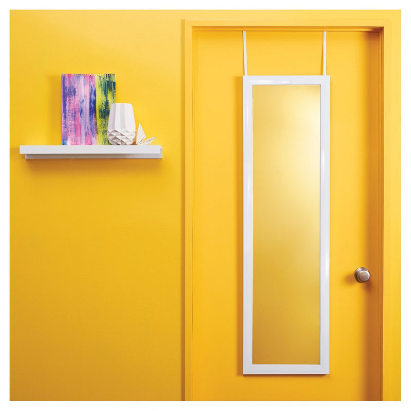 Over the Door Mirror White - Room Essentials& (LOCAL PICKUP ONLY)