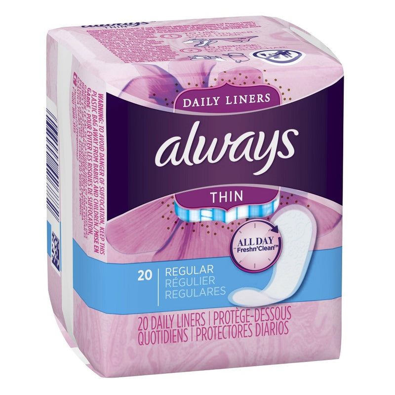 Always Thin Daily Liners - 20ct