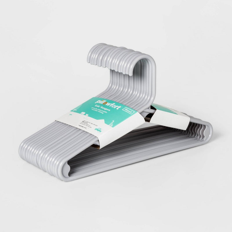 18pk Gray Kids Hanger - Pillowfort&