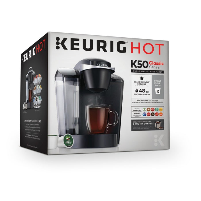 Keurig K-Classic K50 Single-Serve K-Cup Pod Coffee Maker Black