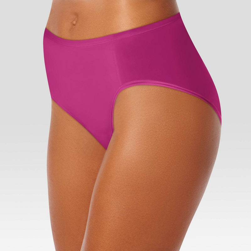 Hanes Premium Women's 4pk Tummy Control HiCut Underwear - Color May Vary S