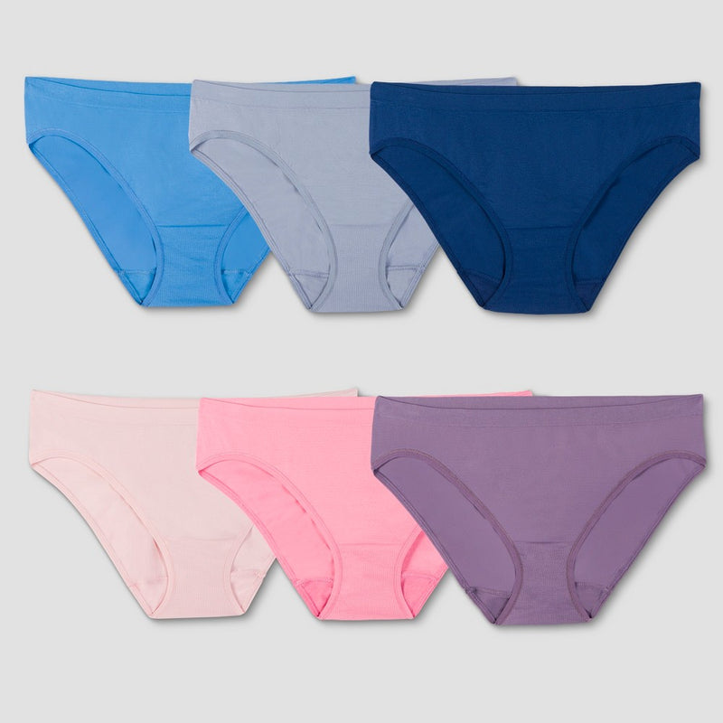 Fruit of the Loom Women's 6pk Seamless Bikini 6pk - Colors May Vary 5