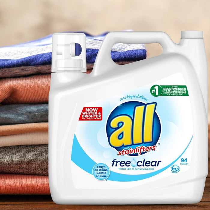 All Ultra Free Clear HE Liquid Laundry Detergent - 141oz