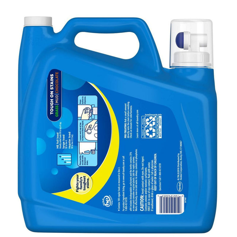 All Ultra Stain Lifter HE Liquid Laundry Detergent - 150oz