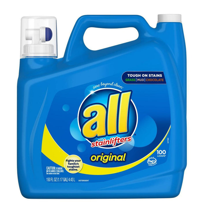 All Ultra Stain Lifter HE Liquid Laundry Detergent - 150oz