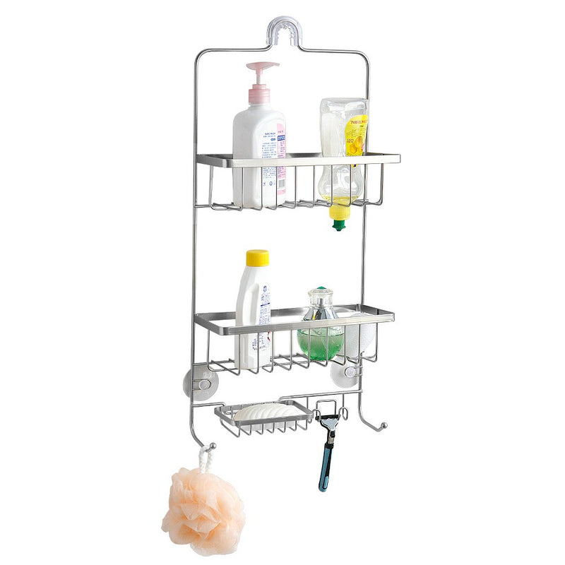 Steel Shower Caddy Brushed Nickel - Made By Design& (LOCAL PICKUP ONLY)