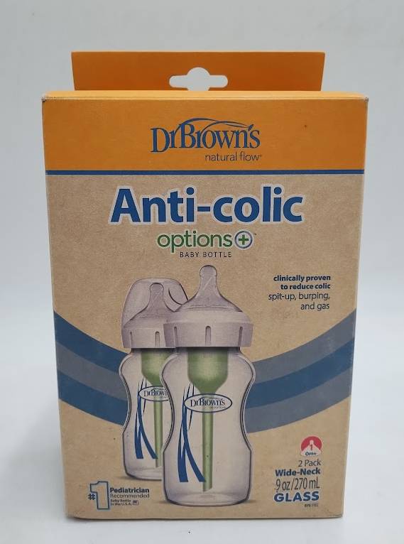Dr. Brown's Options Glass Baby Bottles 2pk 9oz