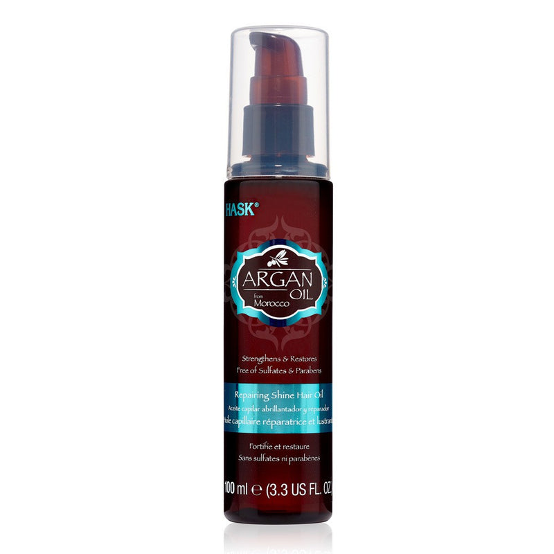 Hask Argan Oil Repairing Shine Hair Oil - 3.3 fl oz