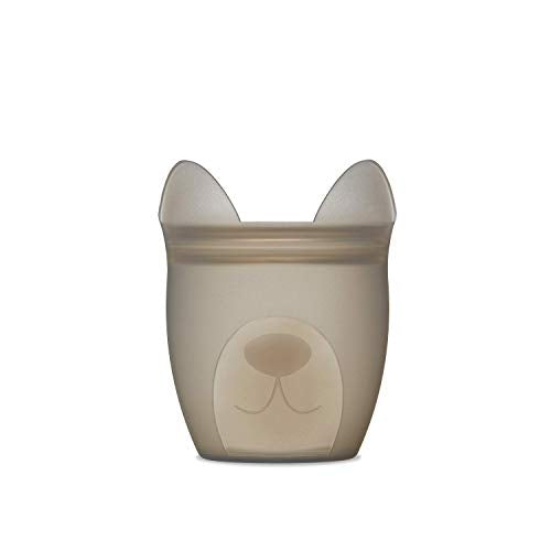 Zip Top 100% Platinum Silicone Baby Snack Containers (Dog)