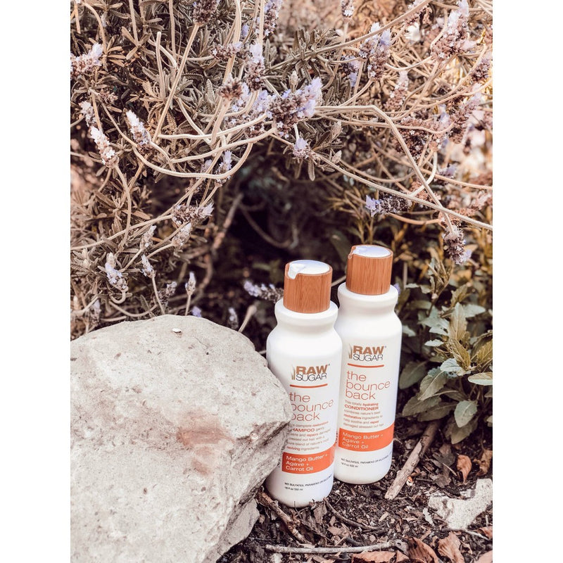 Raw Sugar The Bounce Back Mango Butter + Agave + Carrot Oil Conditioner - 18 fl oz