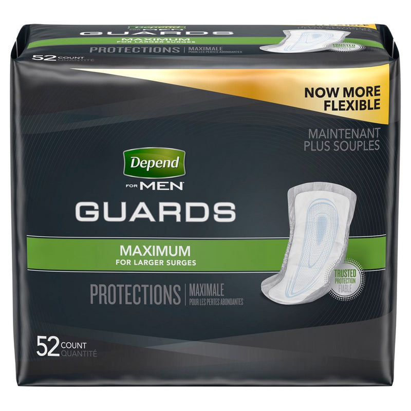 Depend Guards for Men - Maximum Absorbency - 52ct