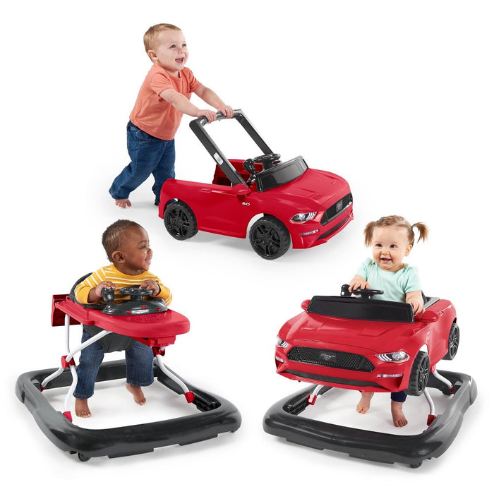 Bright Starts 3 Ways To Play Walker Ford Mustang - Red (LOCAL PICKUP ONLY)