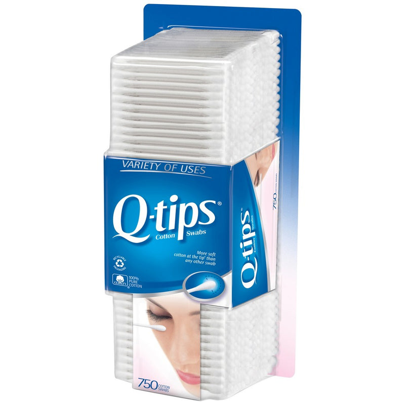 Q-Tips Cotton Swabs - 750ct