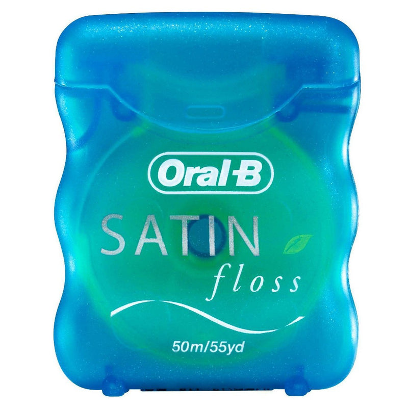 Oral-B Complete SatinFloss Dental Floss Mint - 50m/2pk
