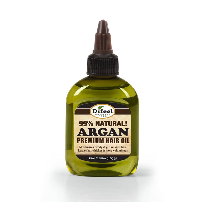 Difeel Premium Natural Hair Oil Argan Oil - 2.5 fl oz