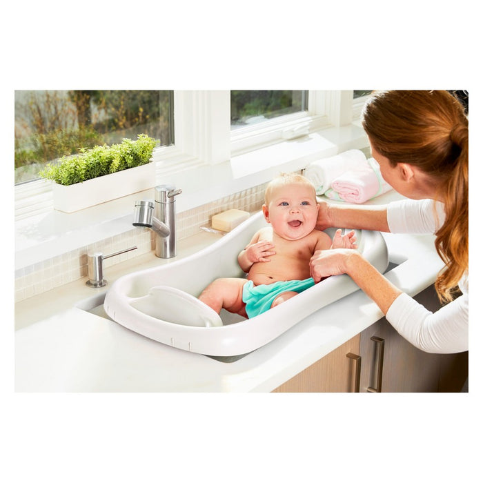 The First Years Sure Comfort Deluxe Newborn-to-Toddler Tub with Sling - White