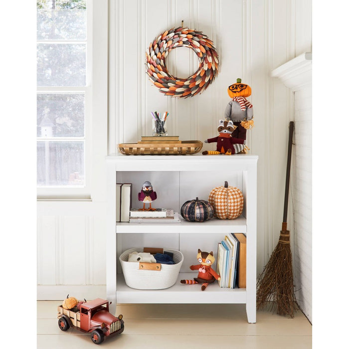 Decorative Coiled Rope Square Base Tapered Basket Small White 13" - Threshold&