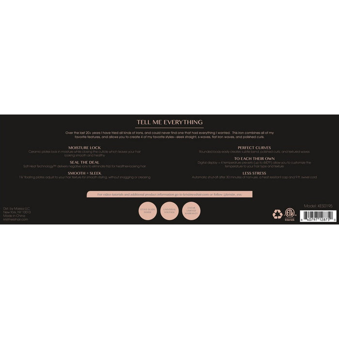 Kristin Ess Ceramic 3-In-One Flat Iron