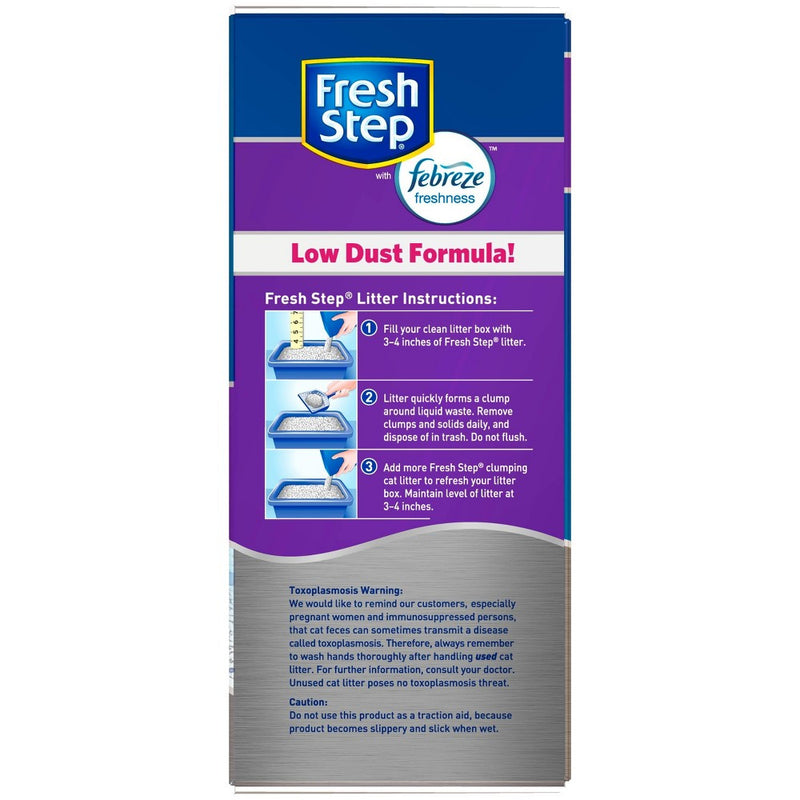 Fresh Step Multi-Cat Scented Litter with the Power of Febreze Clumping Cat Litter- 25lbs (LOCAL PICKUP ONLY)