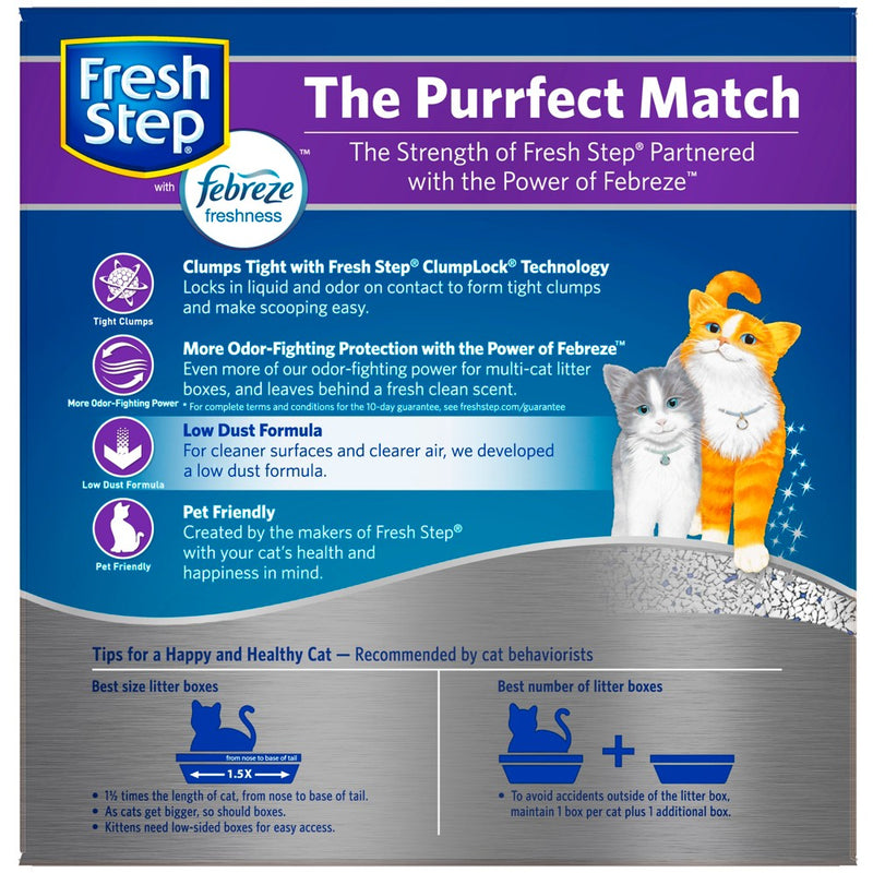 Fresh Step Multi-Cat Scented Litter with the Power of Febreze Clumping Cat Litter- 25lbs (LOCAL PICKUP ONLY)