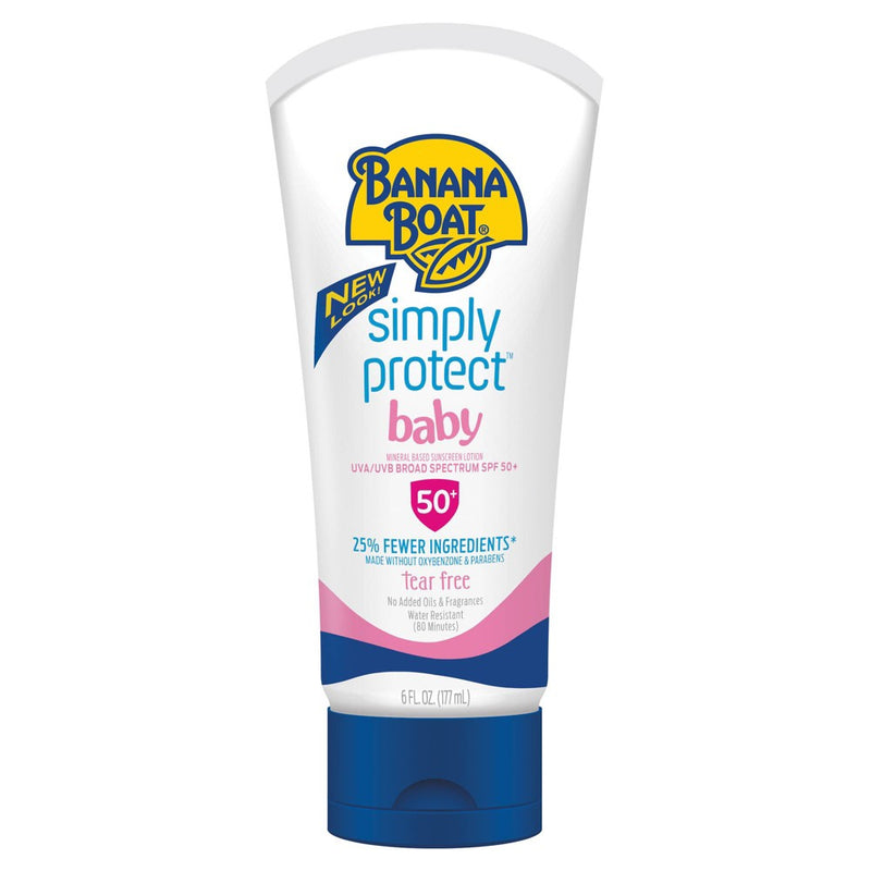 Banana Boat Simply Protect Baby Sunscreen Lotion - SPF 50+ - 6oz