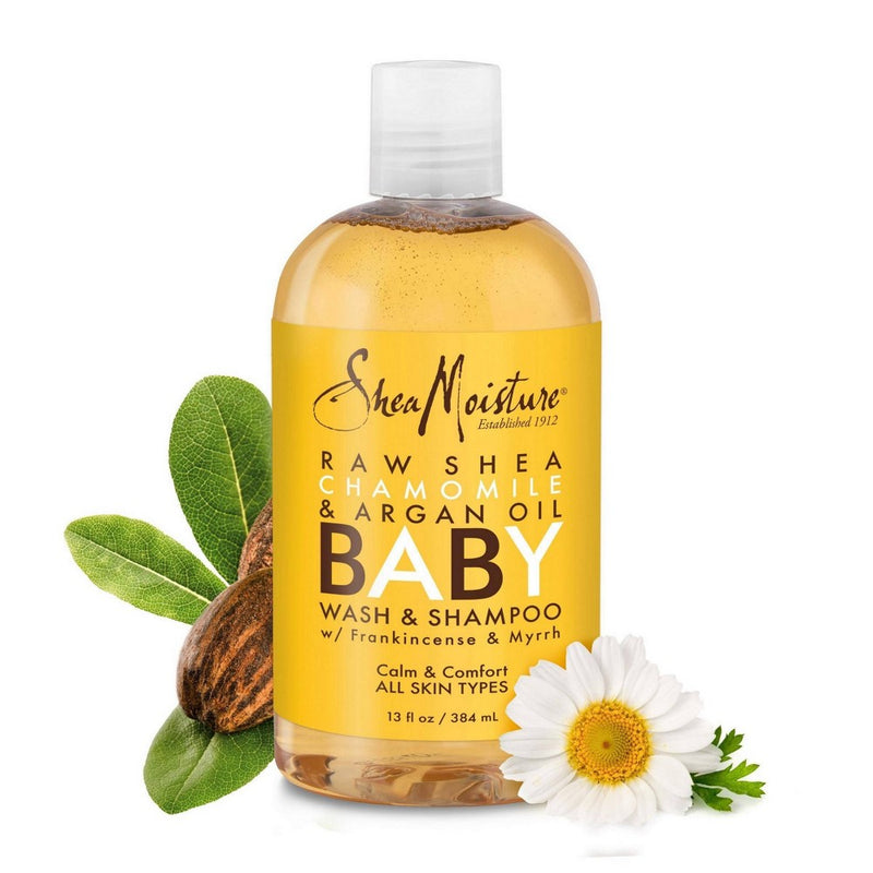 SheaMoisture Raw Shea Chamomile & Argan Oil Baby Head-To-Toe Wash & Shampoo - 13 fl oz