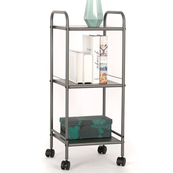 3 Shelf Utility Storage Cart Gray - Room Essentials&